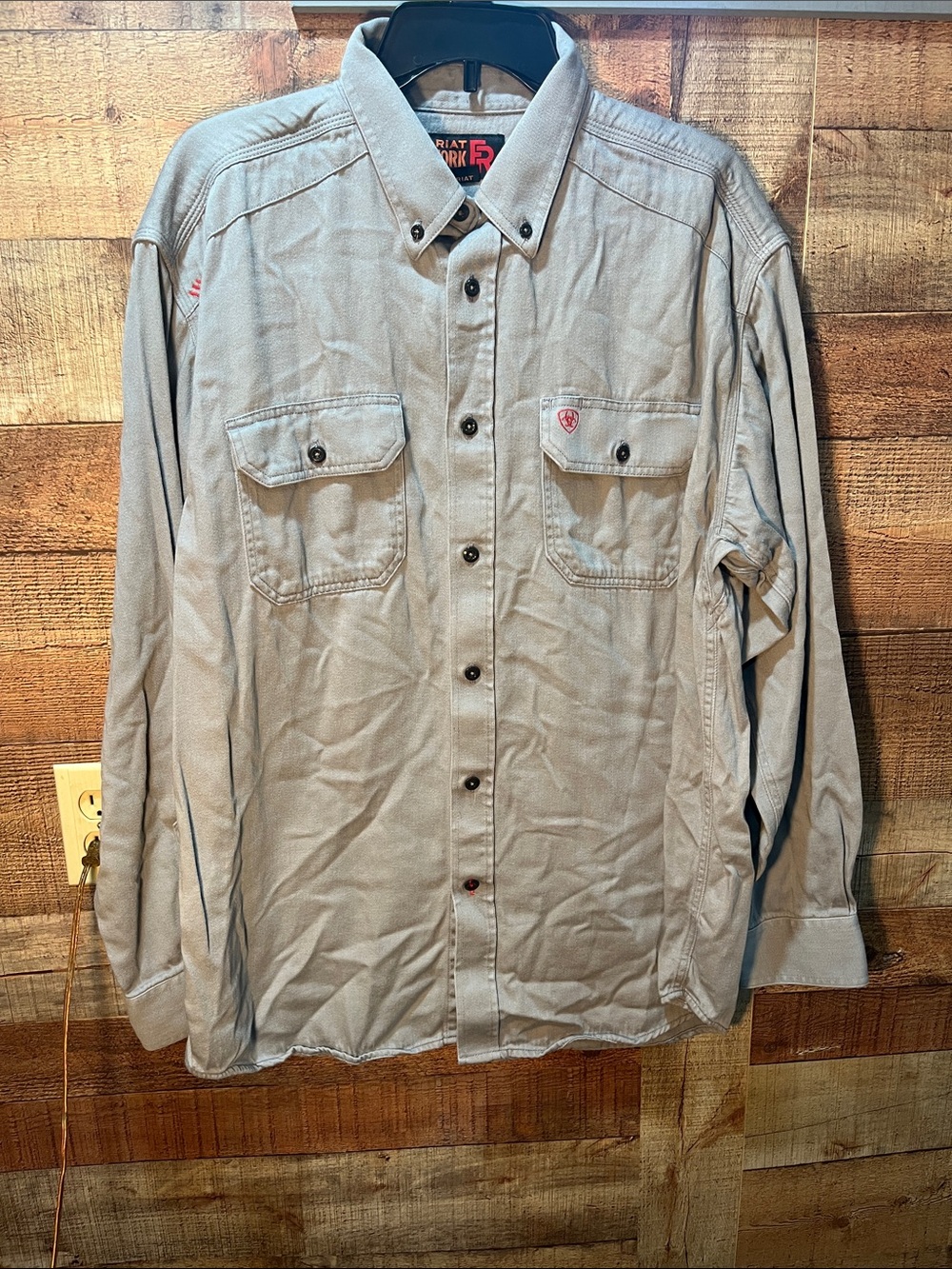 Ariat Work Flame Resistant Men's Long-Sleeve Shirt size XL